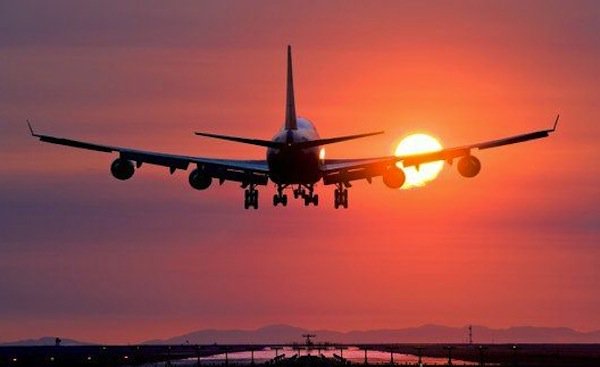 Flight on vacation