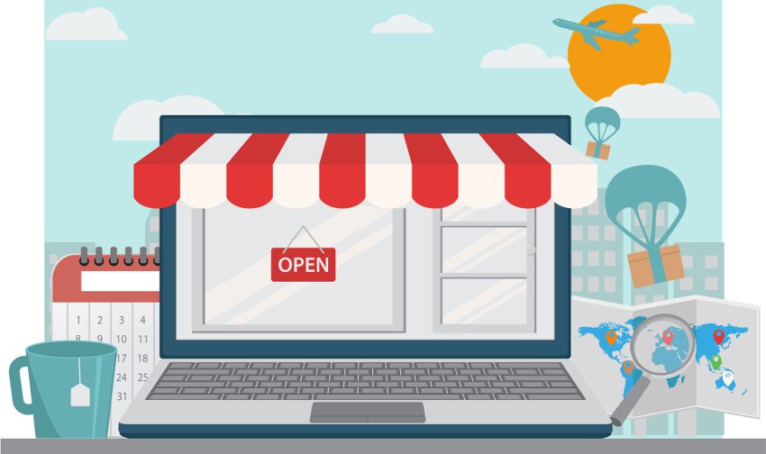 Retail trade through the online store