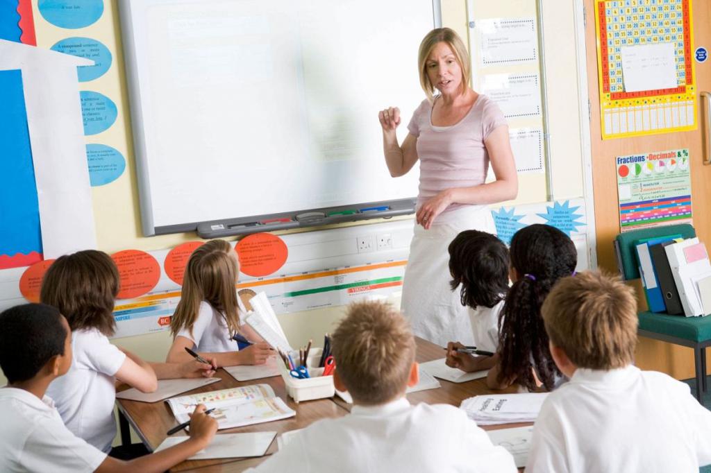 Lesson at school