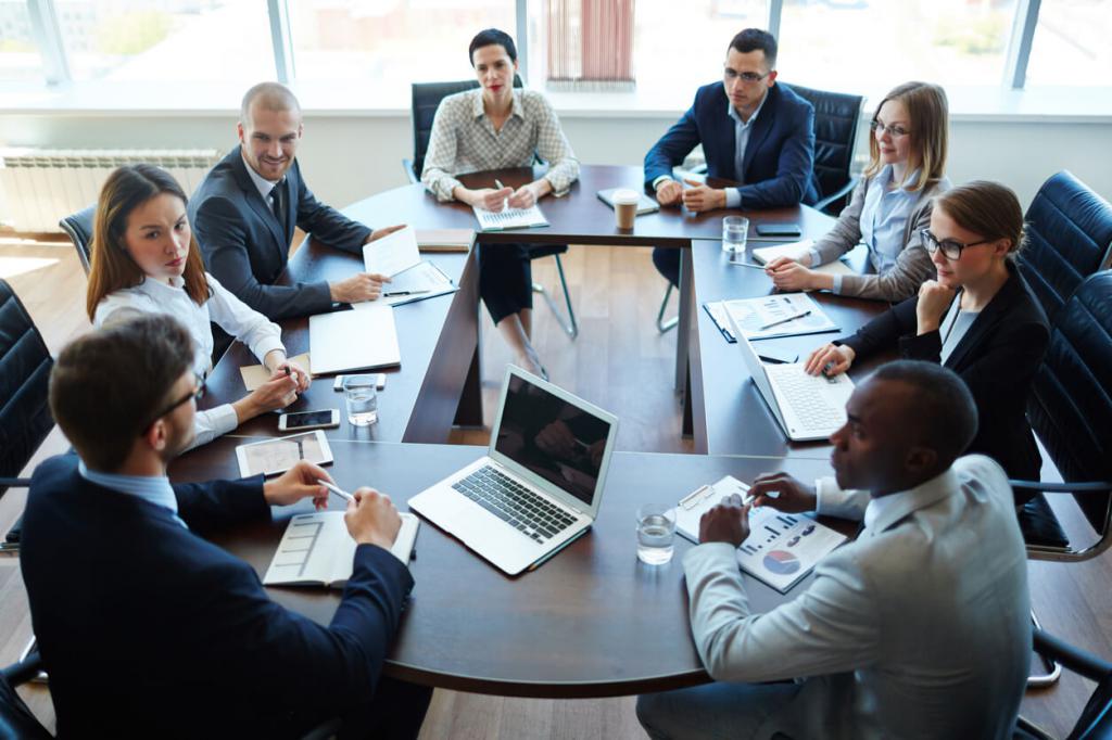 Organisation d'une réunion de partenaires commerciaux