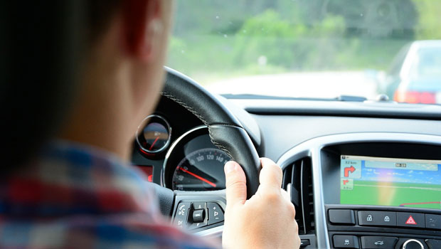 Driver in front