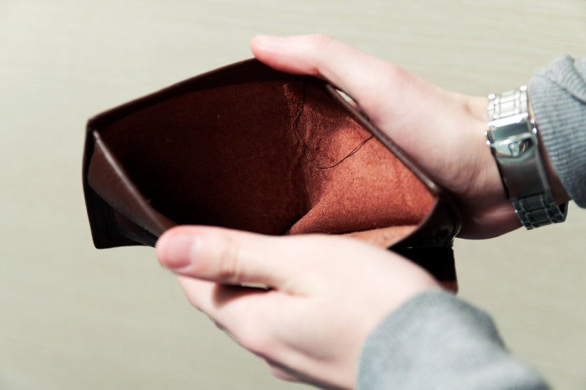 The difference between the minimum wage and the cost of living