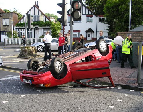 accident de la circulation est survenu