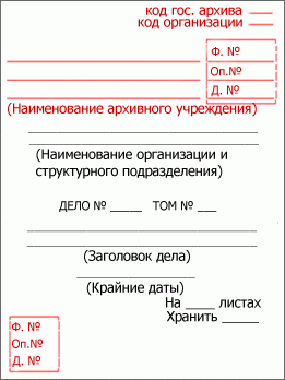 employee's personal file design sample