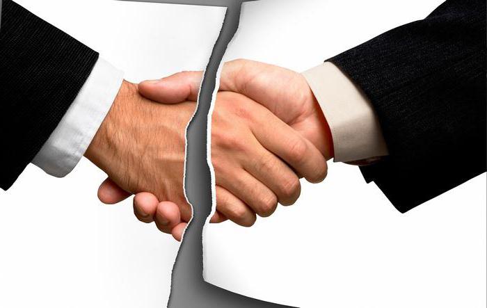 withdrawal of a service contract
