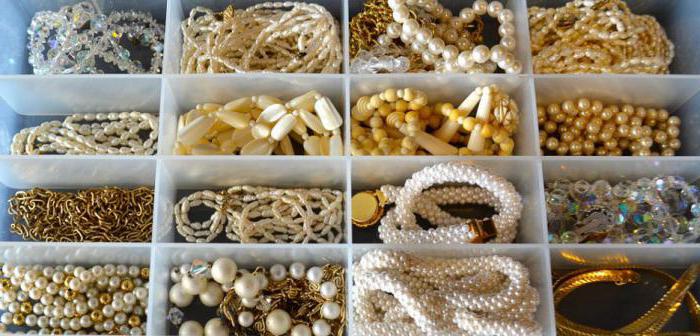 stockage de bijoux