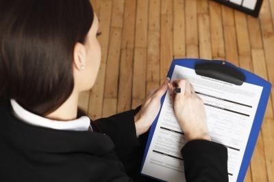 Filling in the form