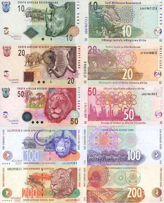quelle monnaie est en afrique du sud