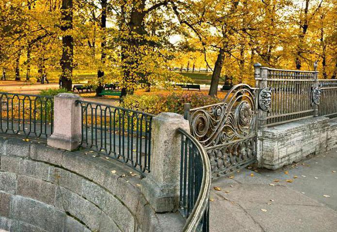 sculptures of the summer garden