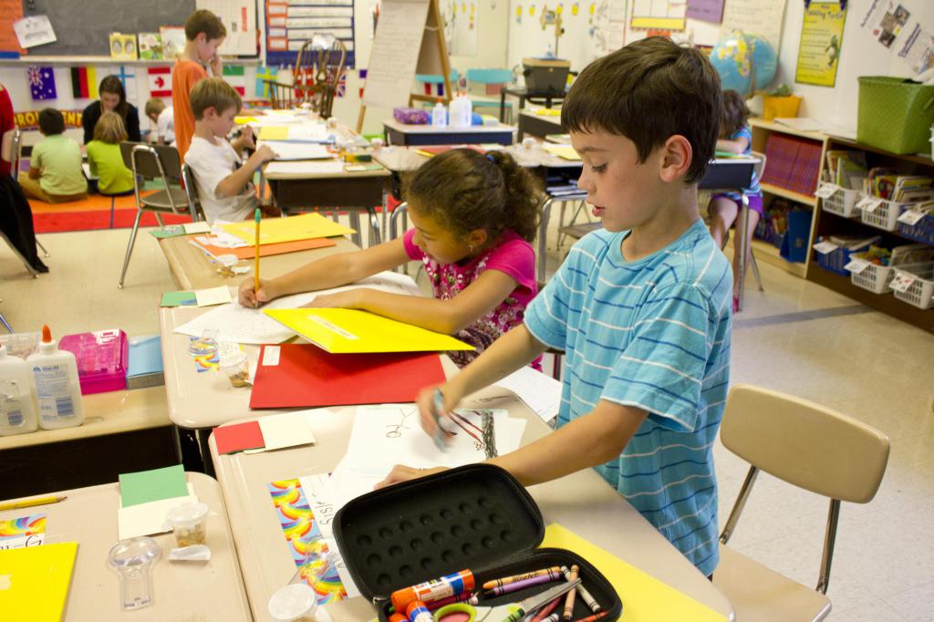 Students in the classroom