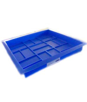 Vibropress for tile production