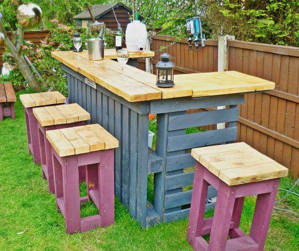 production of furniture from pallets