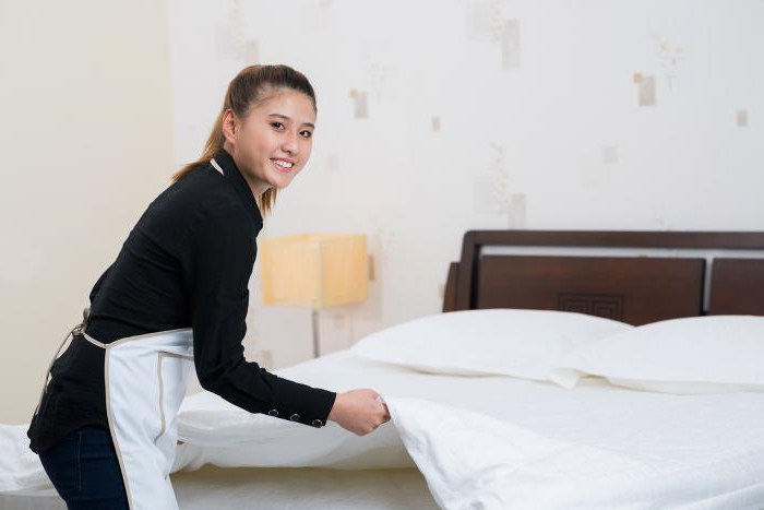 responsabilités de femme de chambre