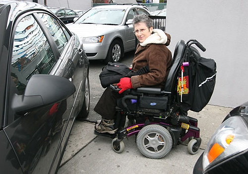 parking rules on the sidewalk
