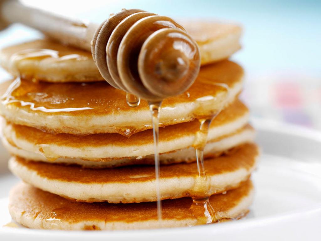 Fritters with honey