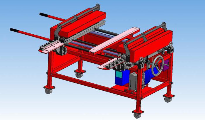 production de machines de toiture