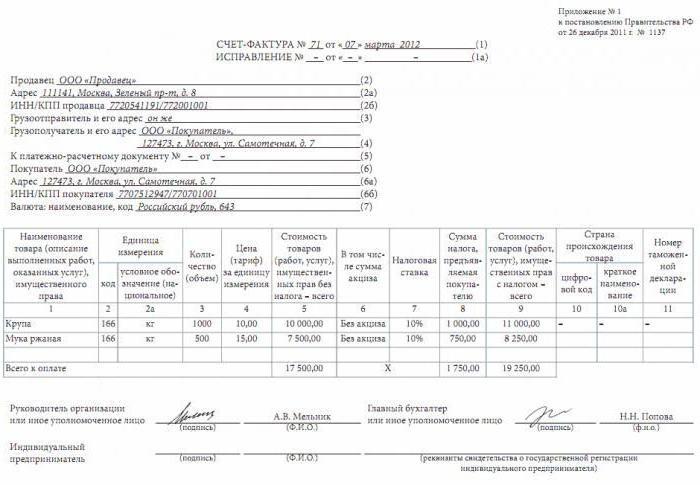 invoice un sample fill
