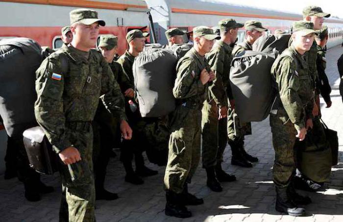 service militaire en Russie