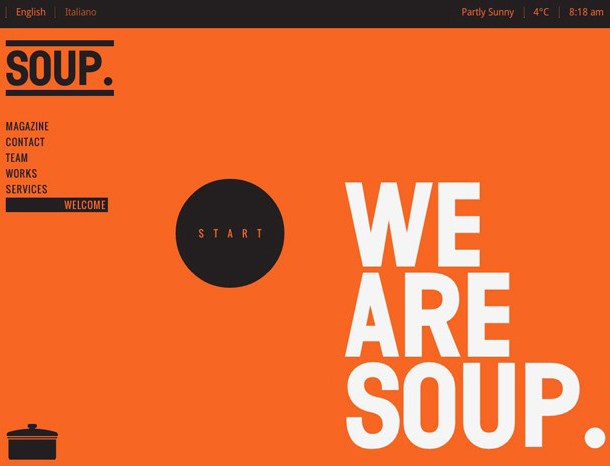 Landing page