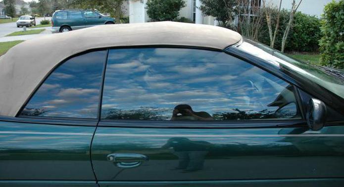front window tinting system