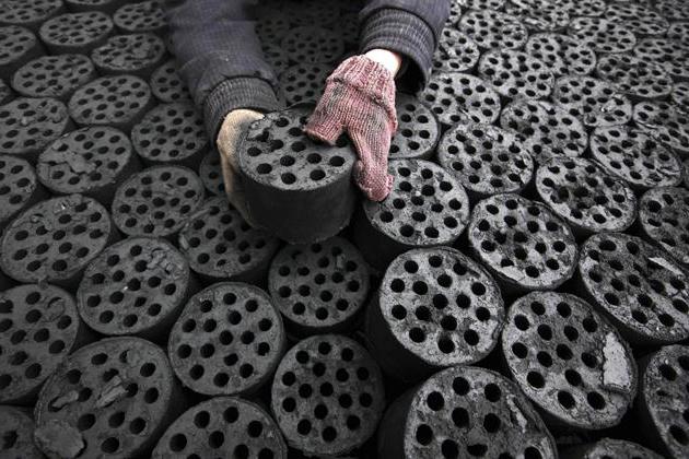 briquettes de charbon de bois