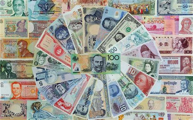 exemples de l'argent du monde