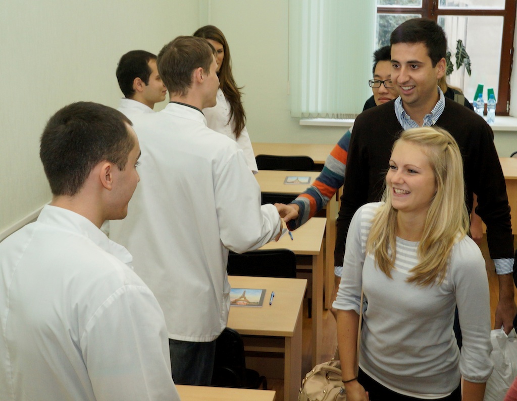 young people came to the lecture