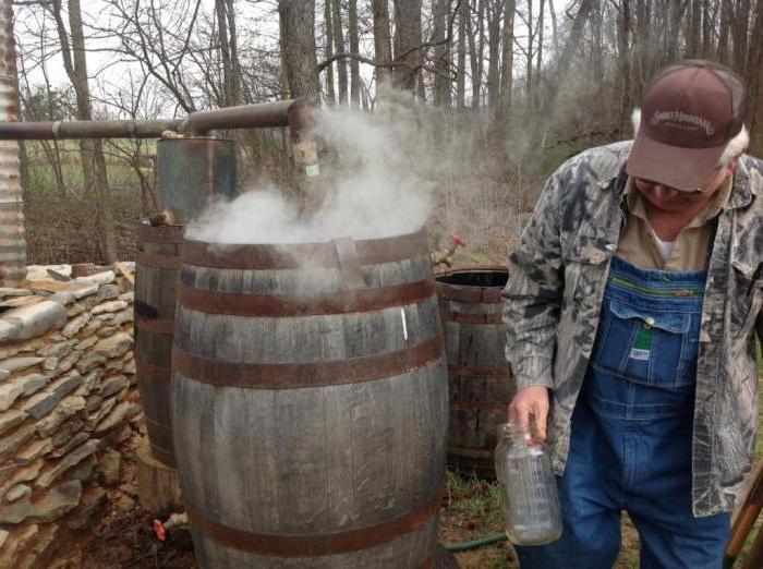 Législation sur la production Moonshine