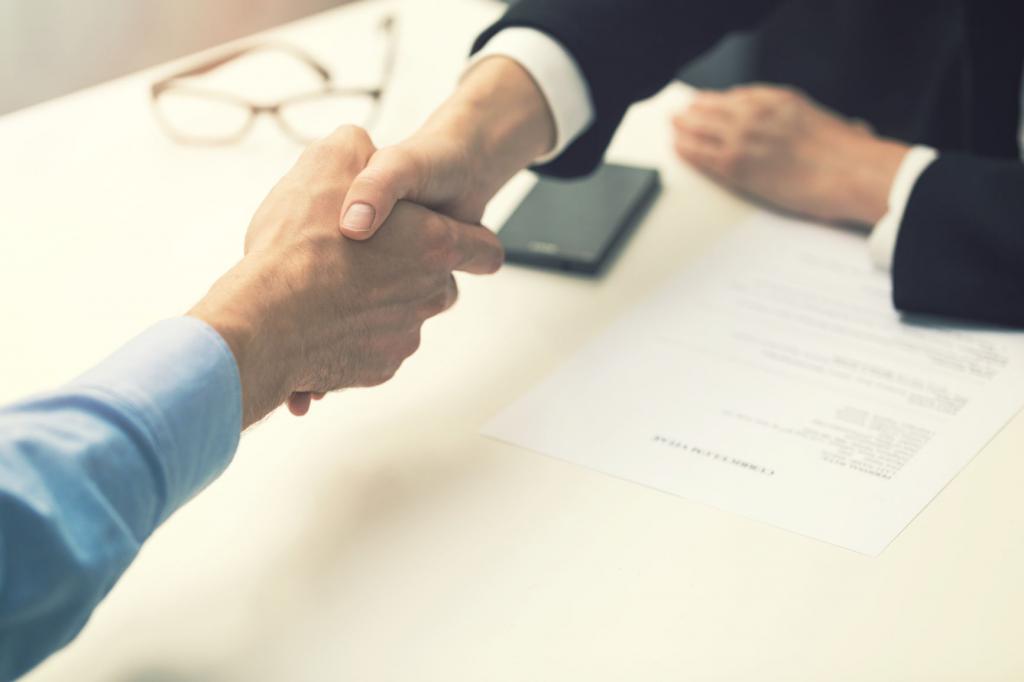 conclusion of an agreement