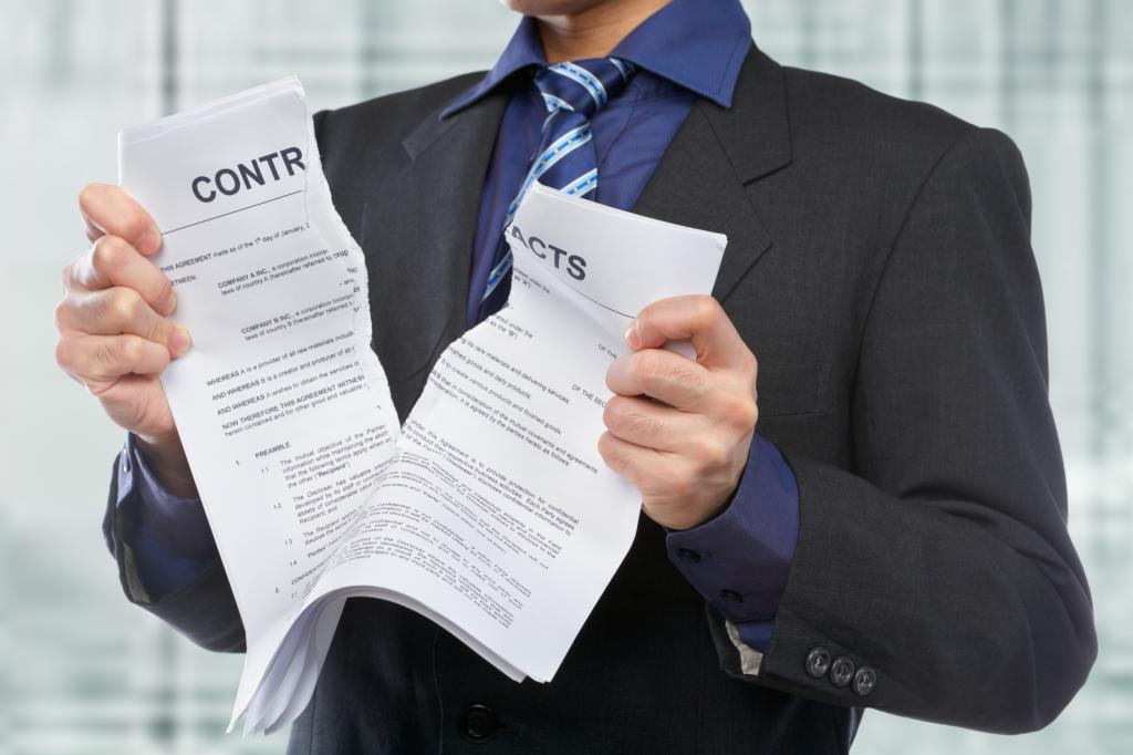 termination of contract