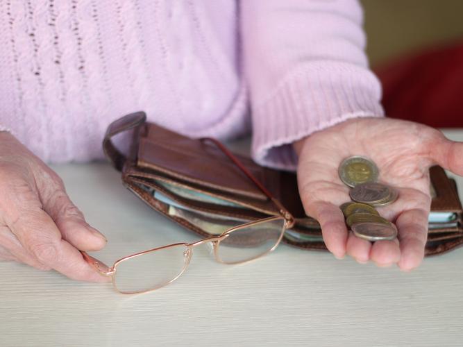 change in the size of pensions