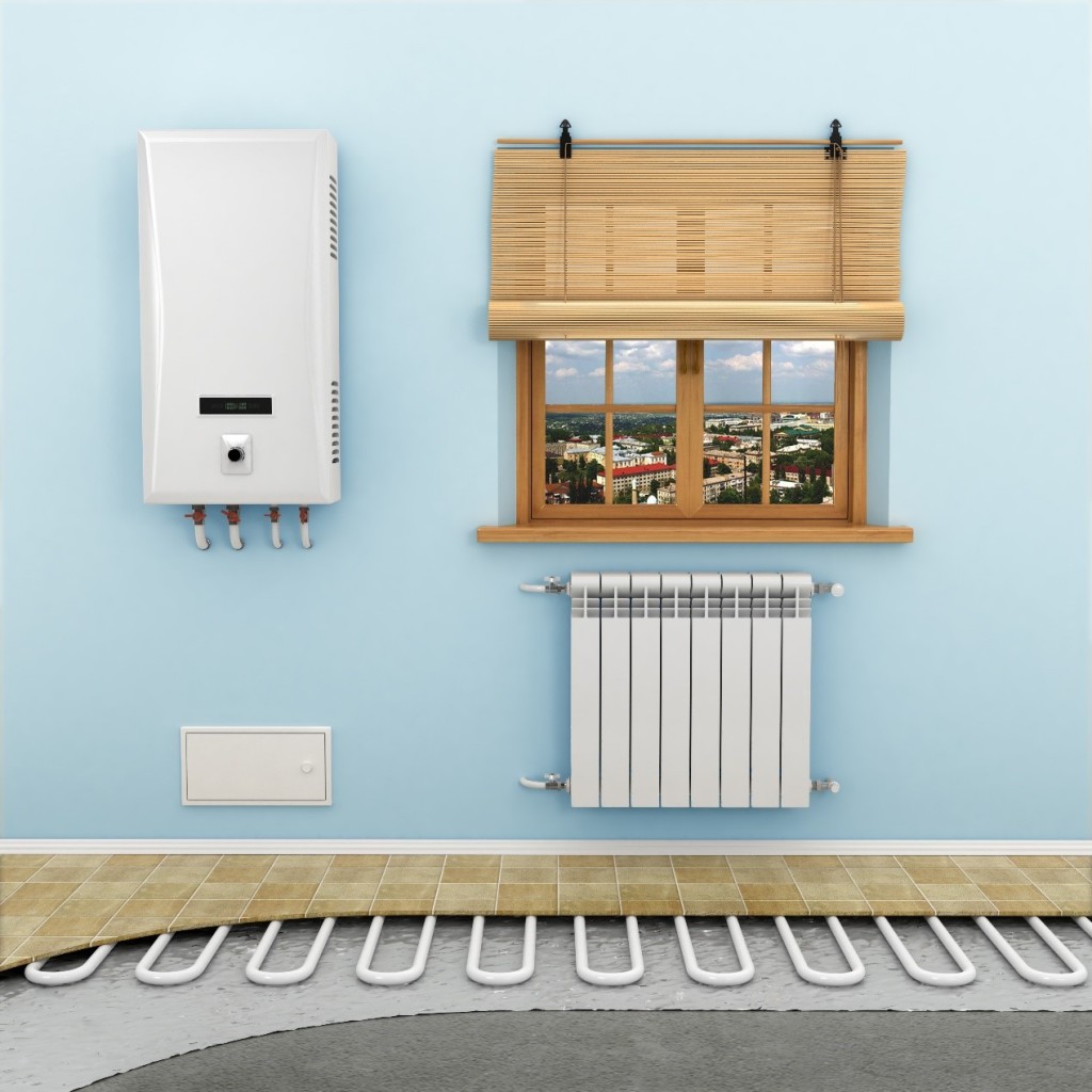 autonomous heating in an apartment building pluses