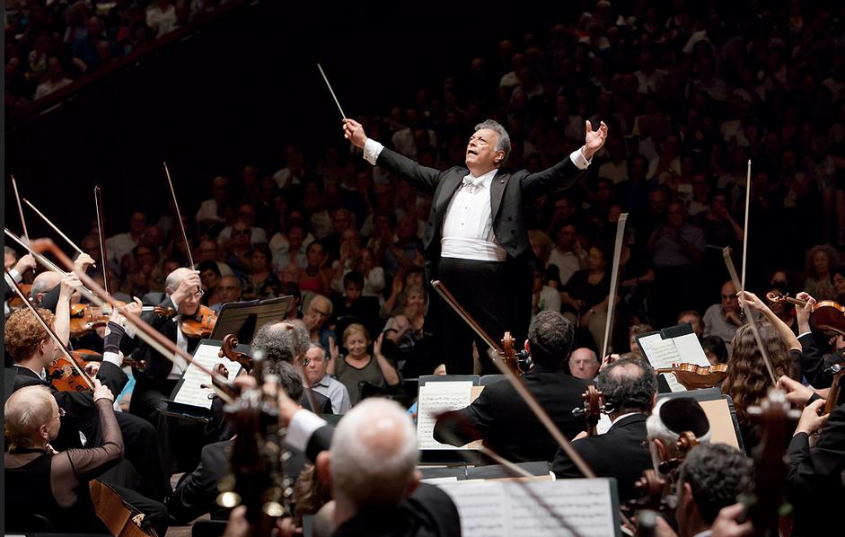 The conductor of orchestra
