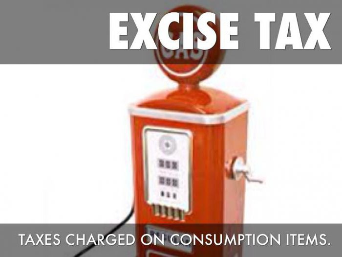exemples de taxe d'accise