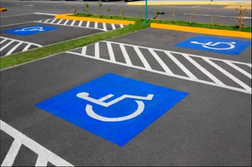 Disabled parking sign action begins