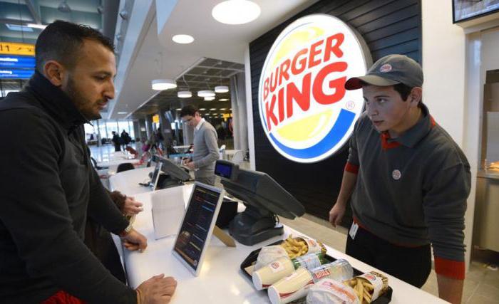 menu burger king