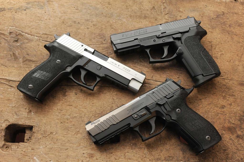 checking the rules for safe handling of weapons