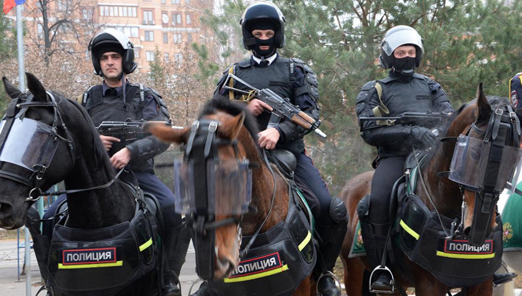 Police montée en Russie