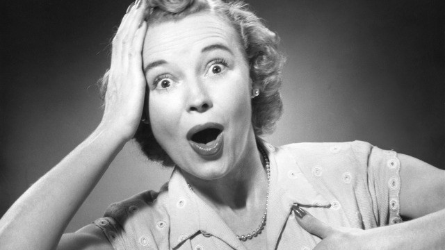 surprised woman