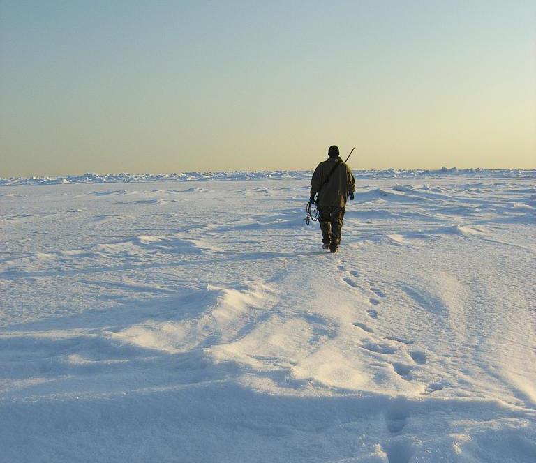 sécurité sur la glace en hiver