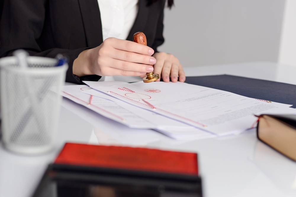 notary with a deposit account spb