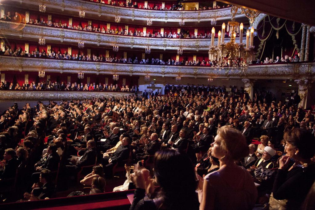 Étiquette de théâtre