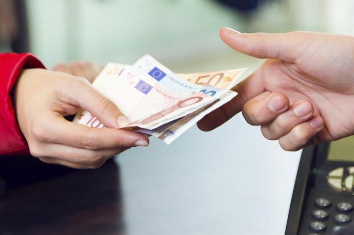 concept de dépôt et d'avance