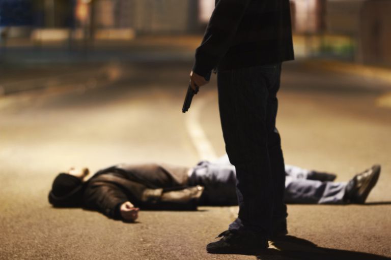 brutal murder committed