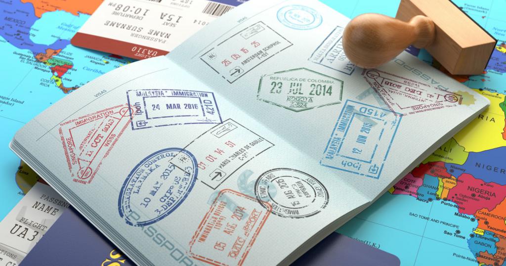 Seals in the passport