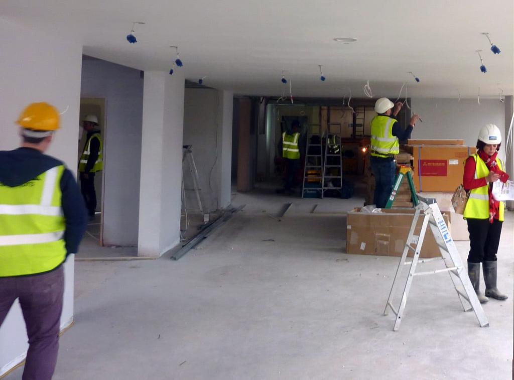 Travaux de finition