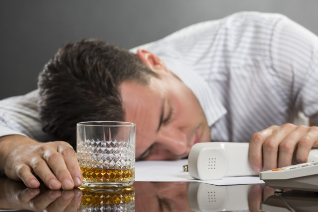 drunk worker