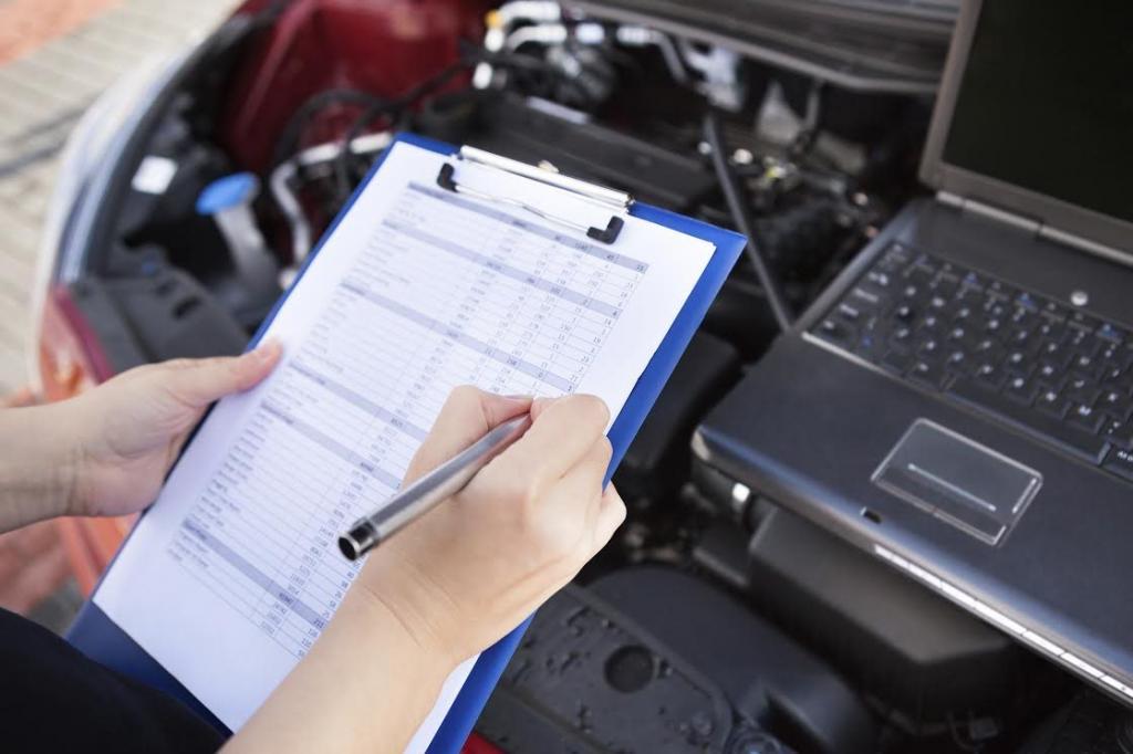 pre-trip technical inspection of vehicles
