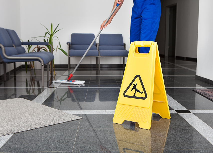 Office cleaning process
