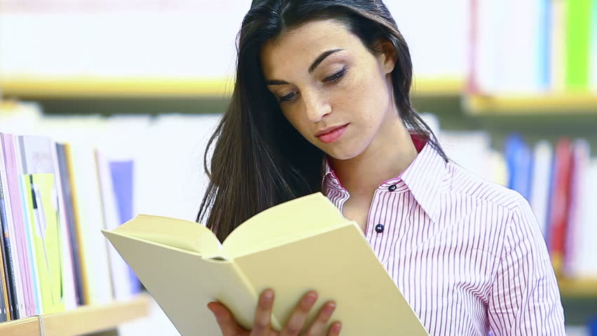 girl with a book